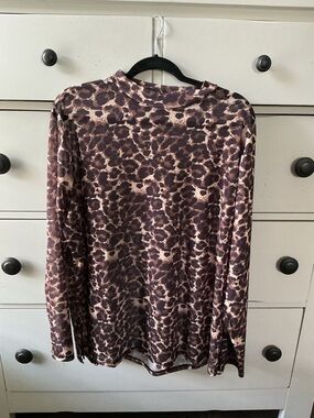 Leopard Print Mesh Long Sleeve Top – Sunshine & Rodeos 3XL